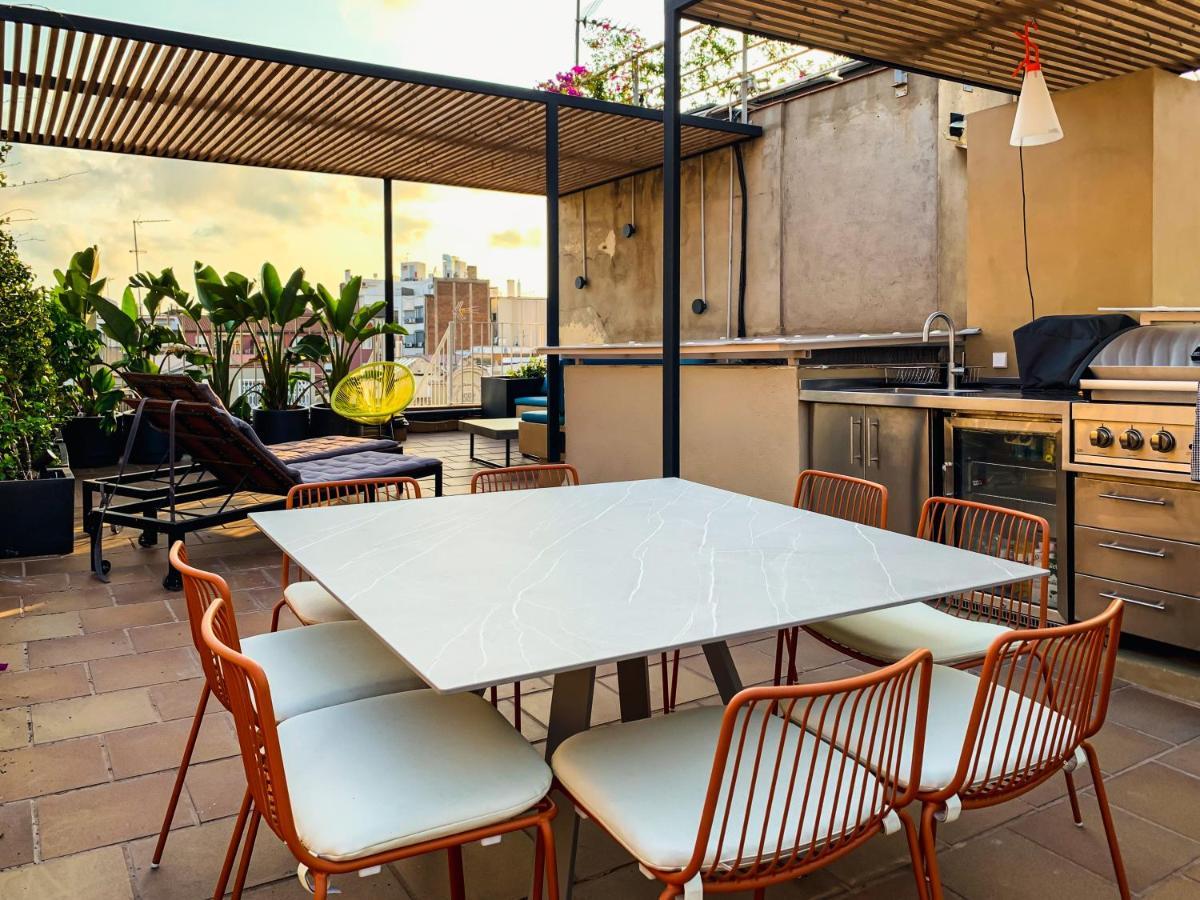 Incredible 2Br Penthouse With Urban Rooftop Garden Barcelona Exterior photo